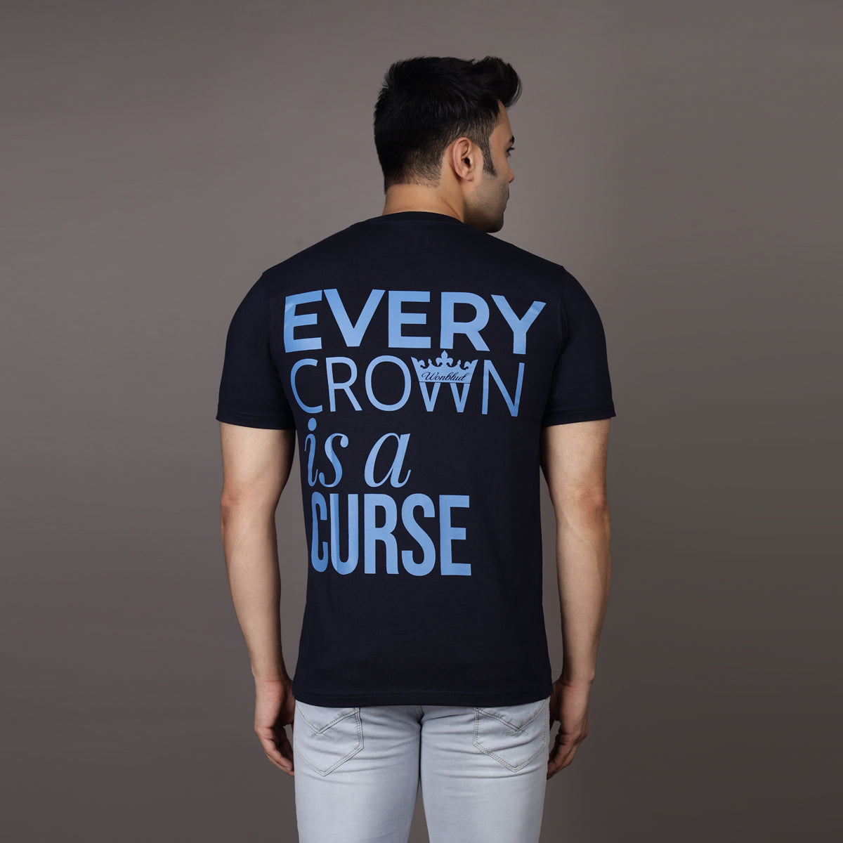 BLUE CROWN IS CURSE T-SHIRT