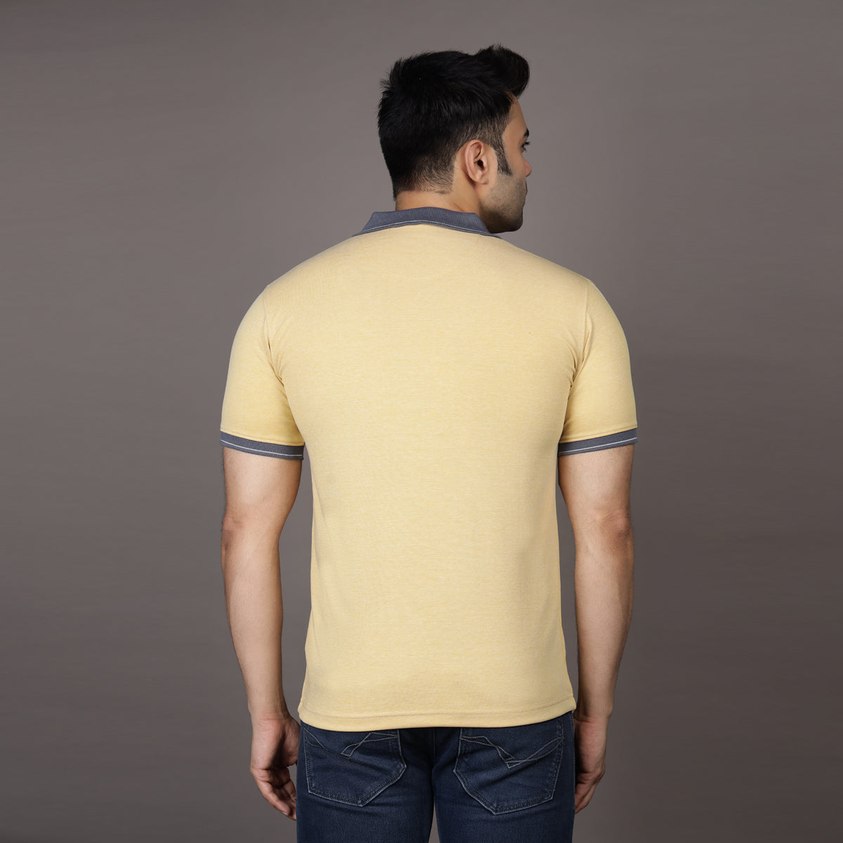 STONE YELLOW POLO CLUB T-SHIRT