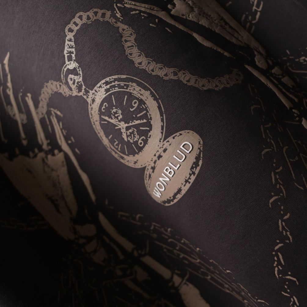 DARK GREY CLOCK SWEATSHIRT