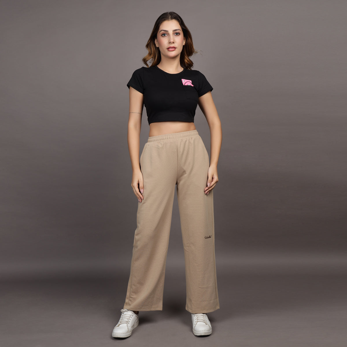 BEIGE LOOSE FIT PANTS (UNISEX)