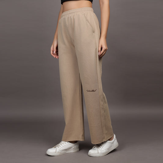 BEIGE LOOSE FIT PANTS (UNISEX)