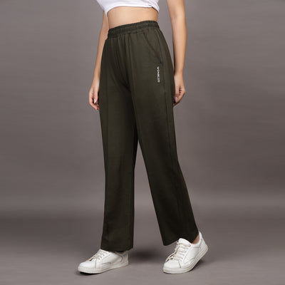 OLIVE LOUNGE FIT PANTS (UNISEX)