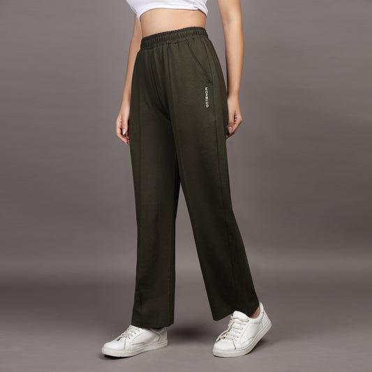 OLIVE LOUNGE FIT PANTS (UNISEX)