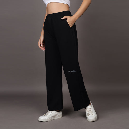 BLACK LOOSE FIT PANTS (UNISEX)