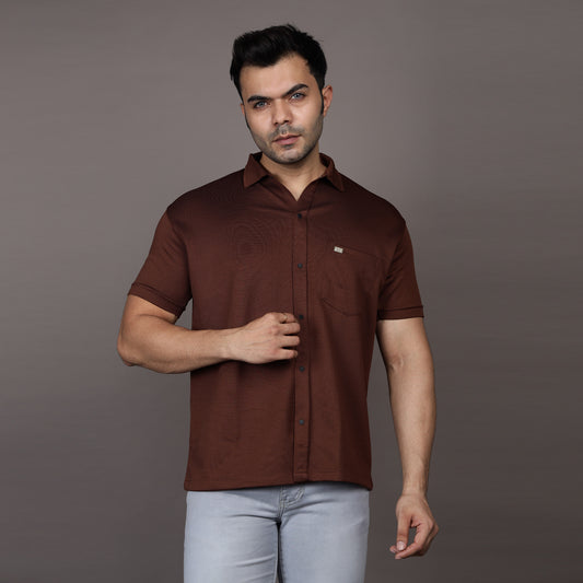 BROWN SHIRT