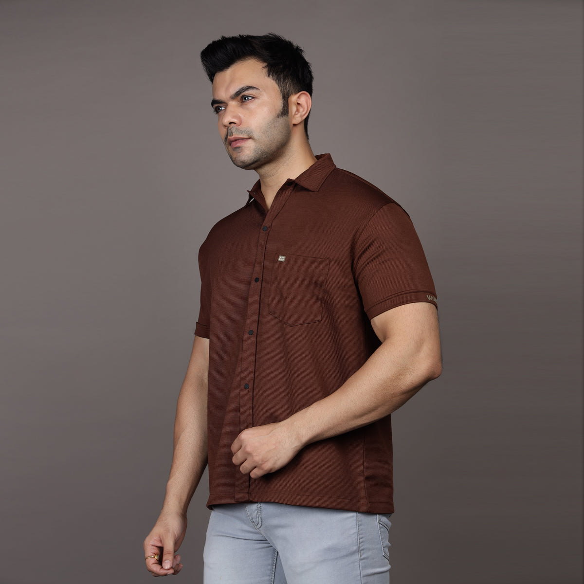 BROWN SHIRT