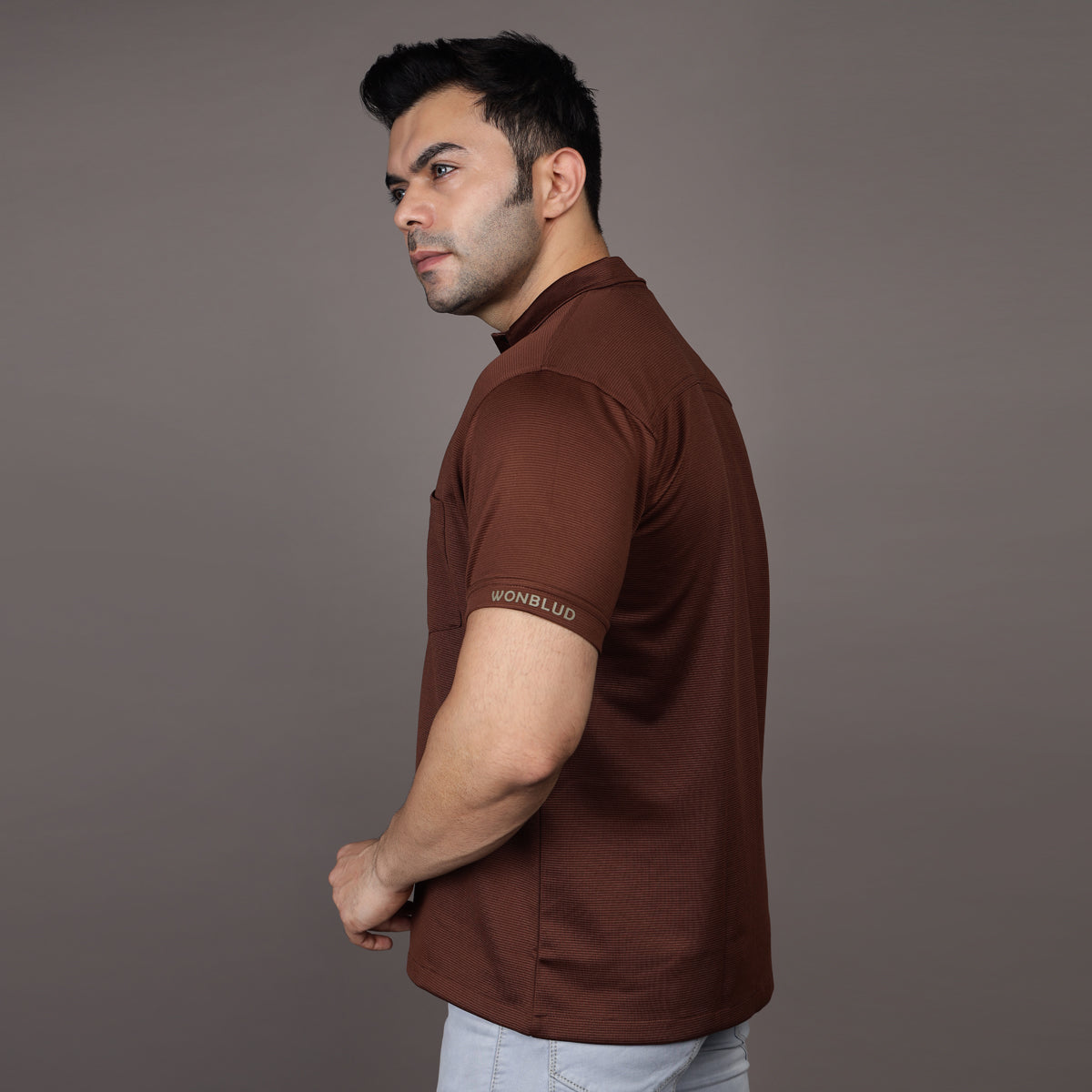 BROWN SHIRT