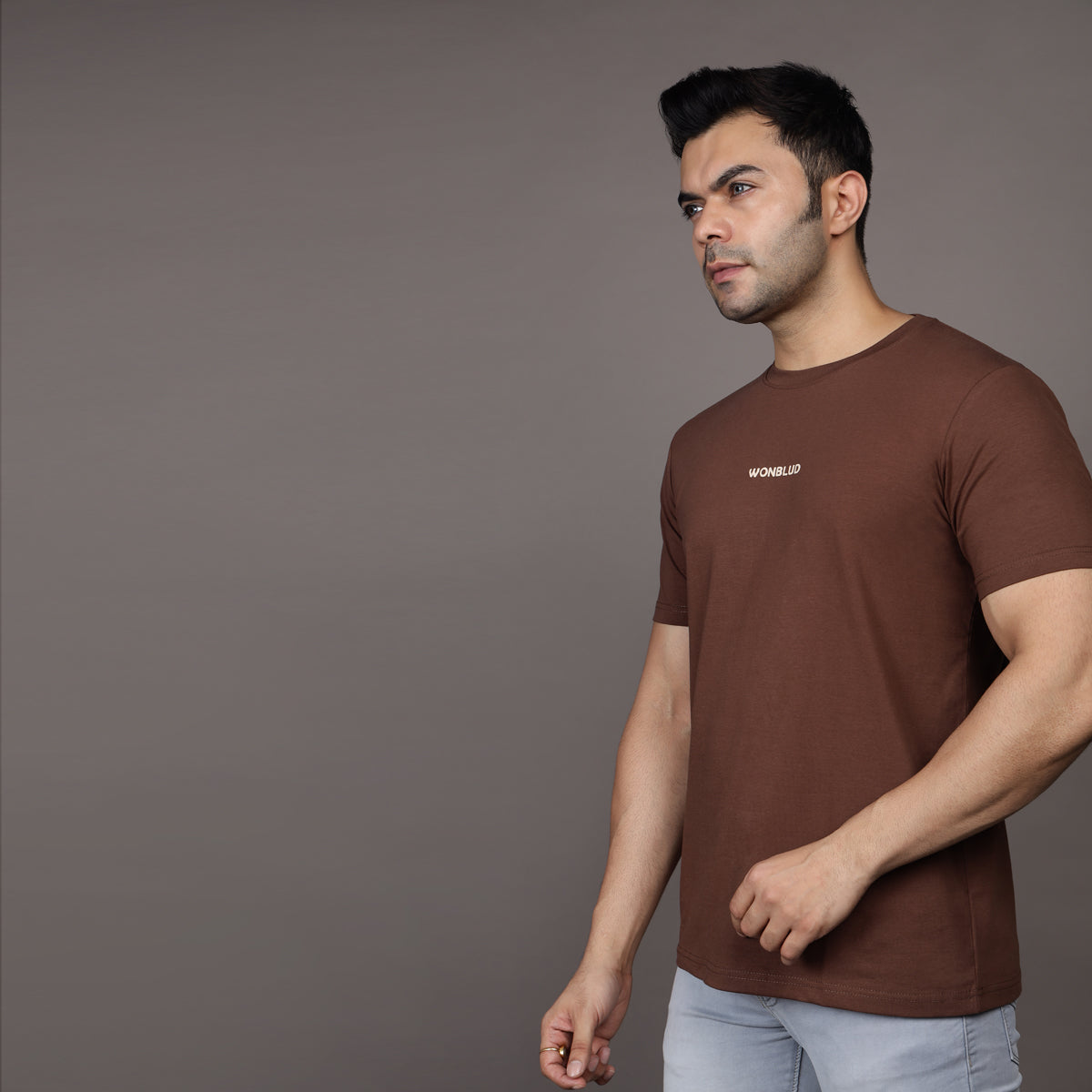 BROWN MARK T-SHIRT