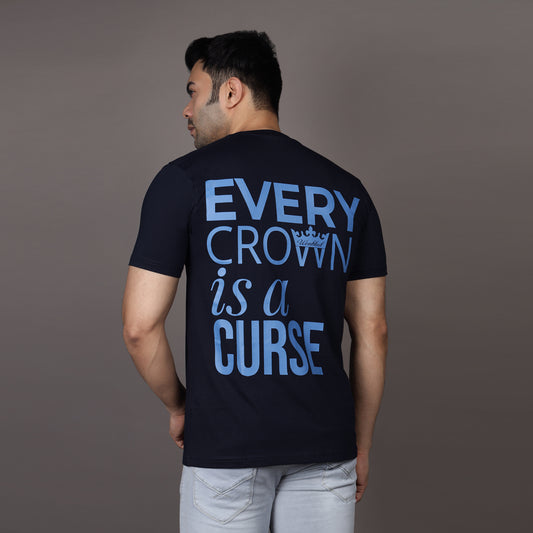 BLUE CROWN IS CURSE T-SHIRT