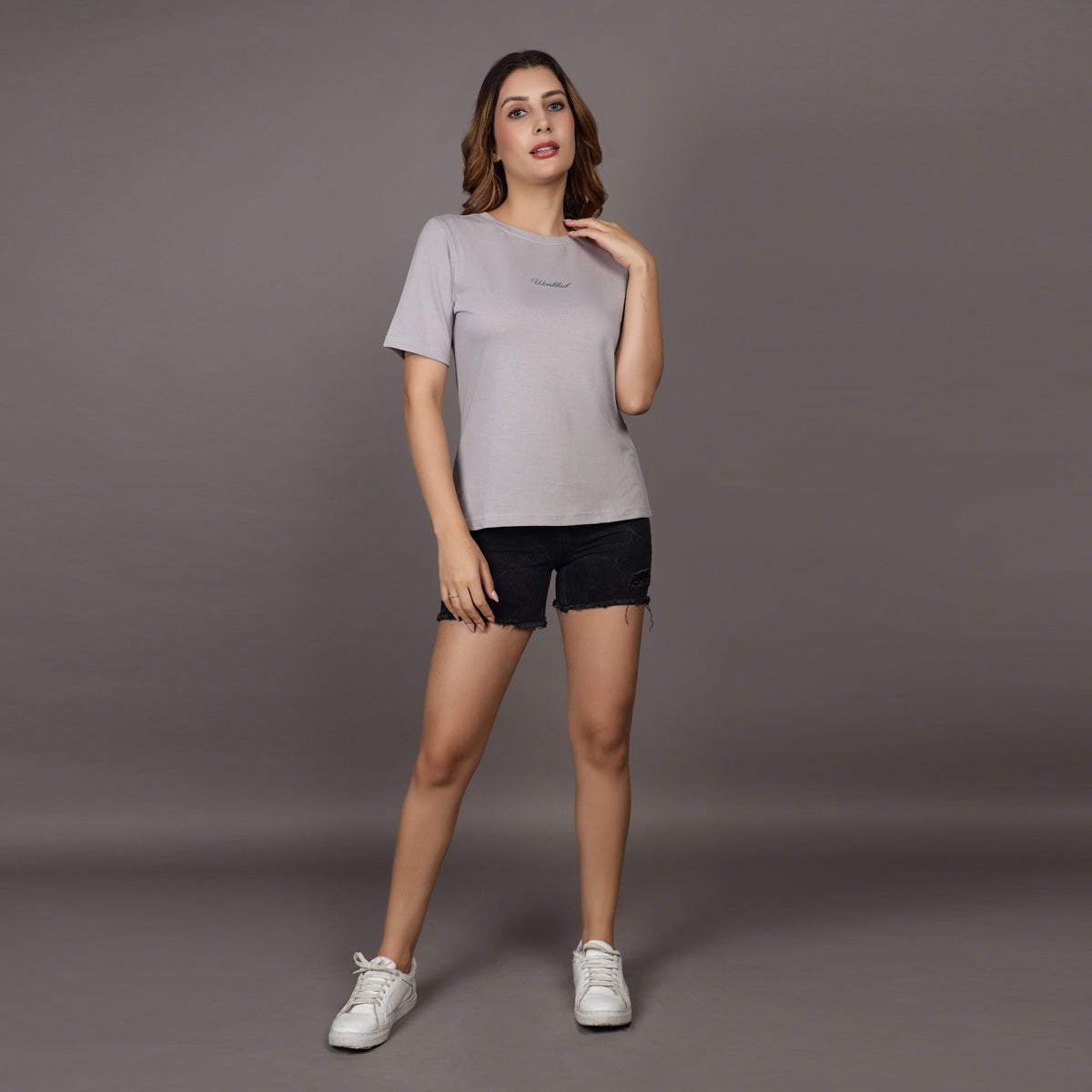 LIGHT GREY MARK T-SHIRT