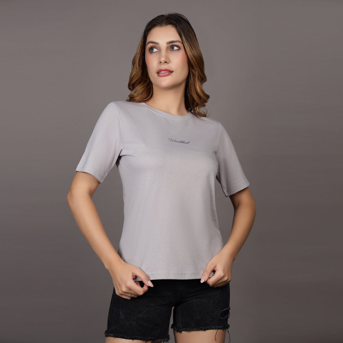 LIGHT GREY MARK T-SHIRT