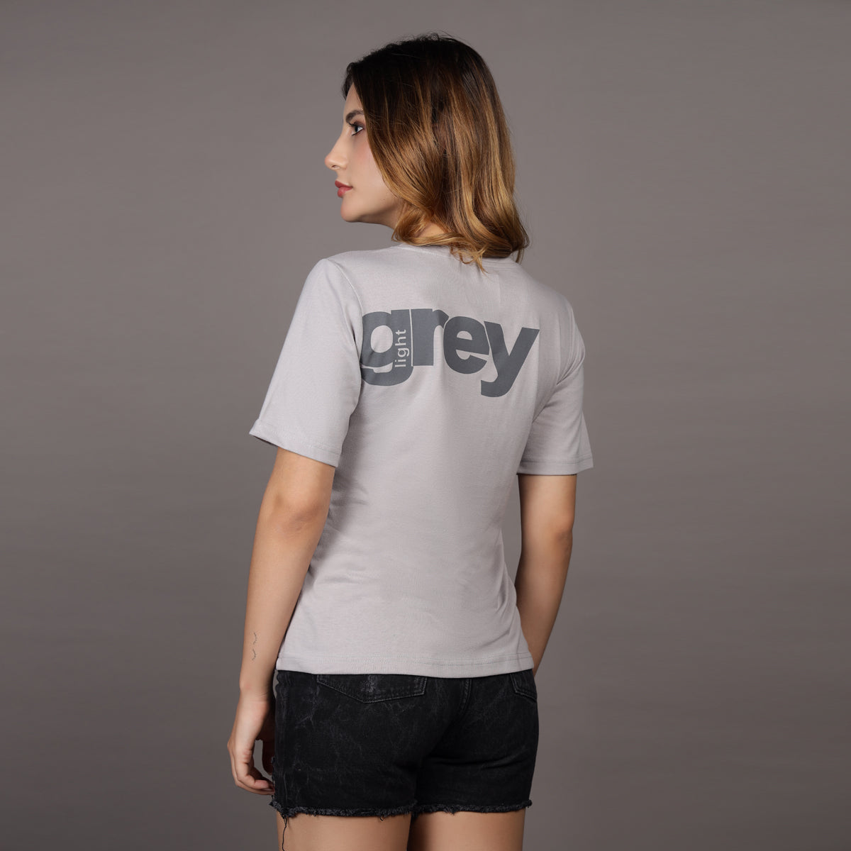 LIGHT GREY MARK T-SHIRT