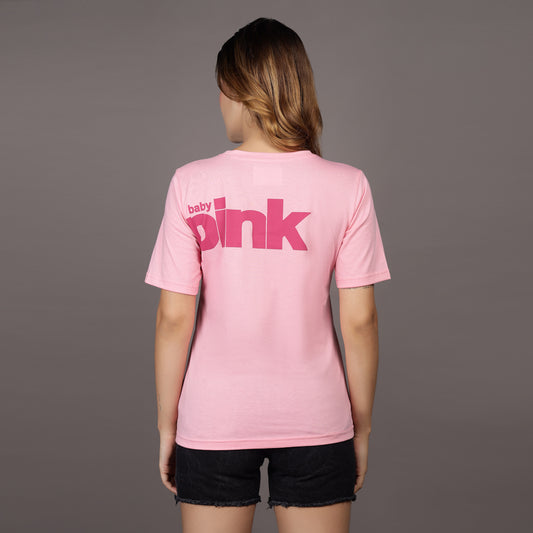 BABY PINK MARK T-SHIRT