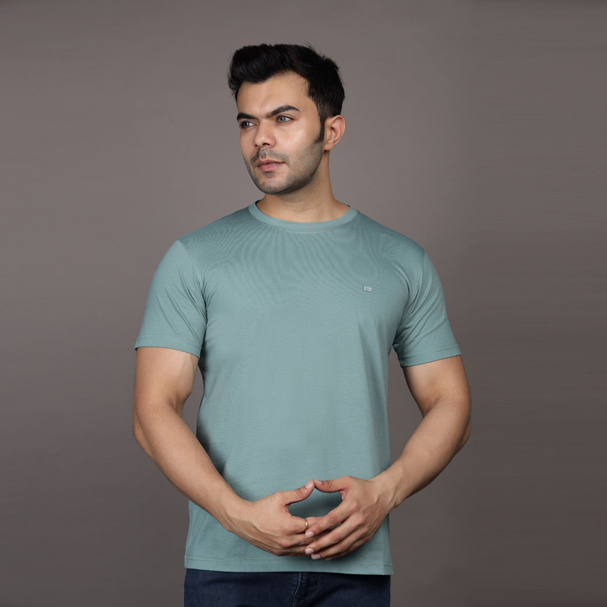 TEAL BLUE ESSENTIAL T-SHIRT