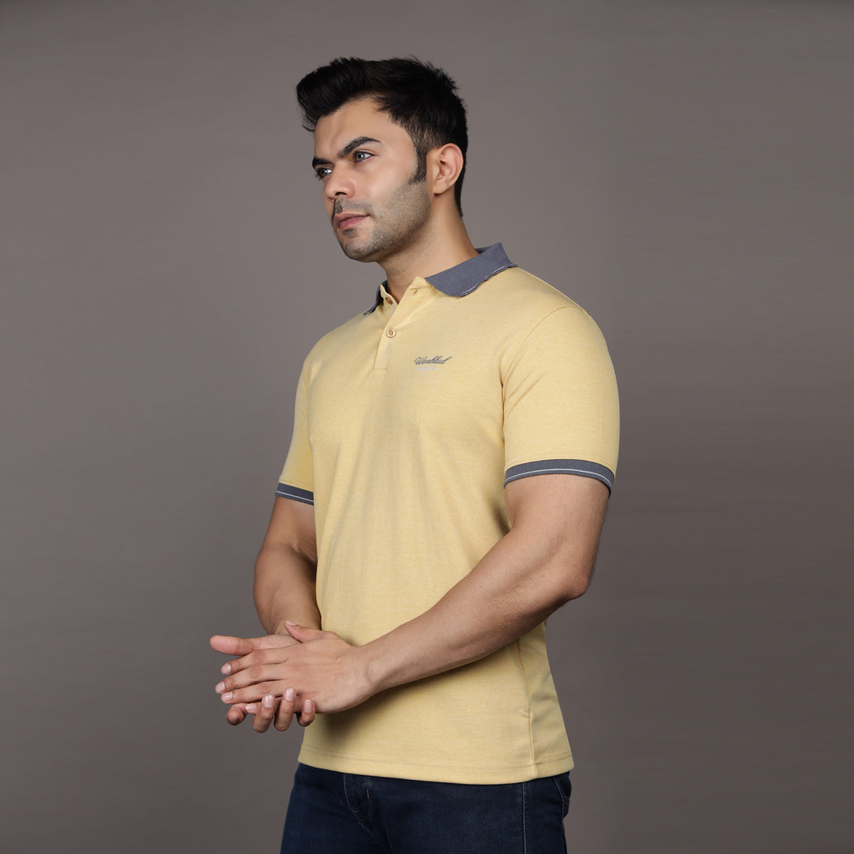 STONE YELLOW POLO CLUB T-SHIRT