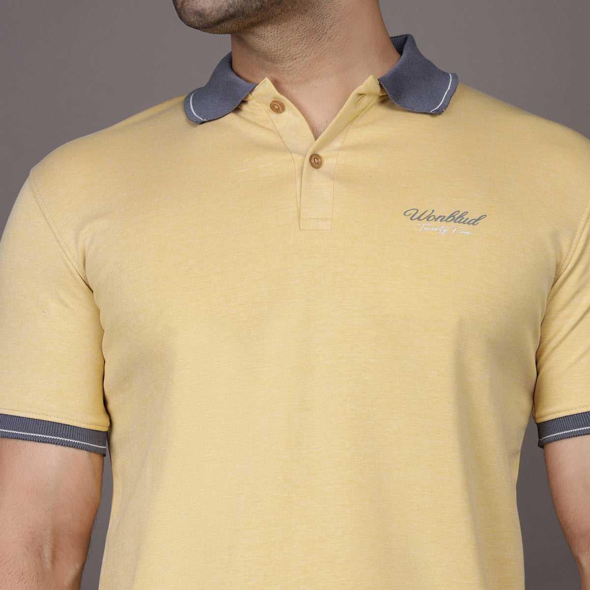 STONE YELLOW POLO CLUB T-SHIRT