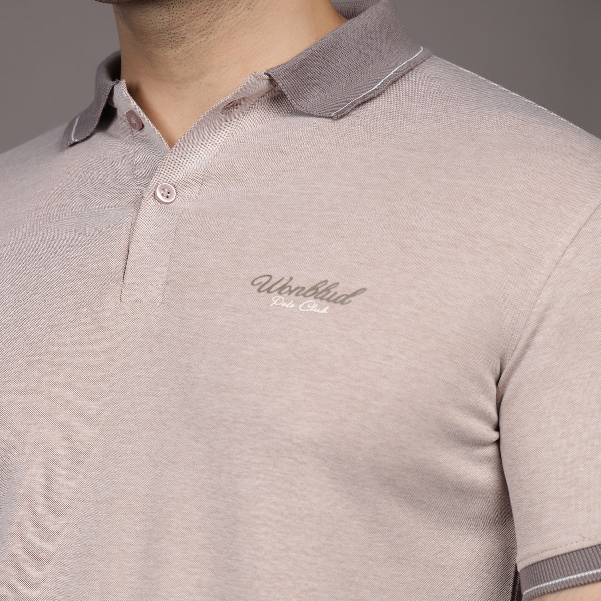 STONE BEIGE POLO CLUB T-SHIRT