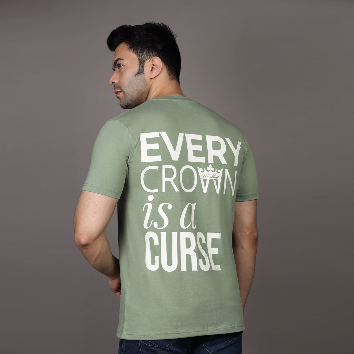 GREEN CROWN IS CURSE T-SHIRT