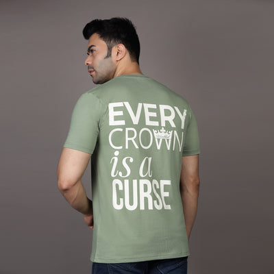 GREEN CROWN IS CURSE T-SHIRT