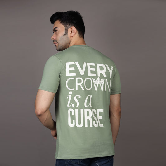 GREEN CROWN IS CURSE T-SHIRT