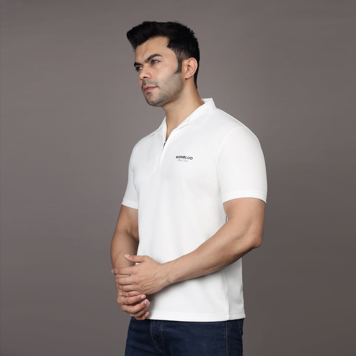 WHITE POLO CLUB T-SHIRT