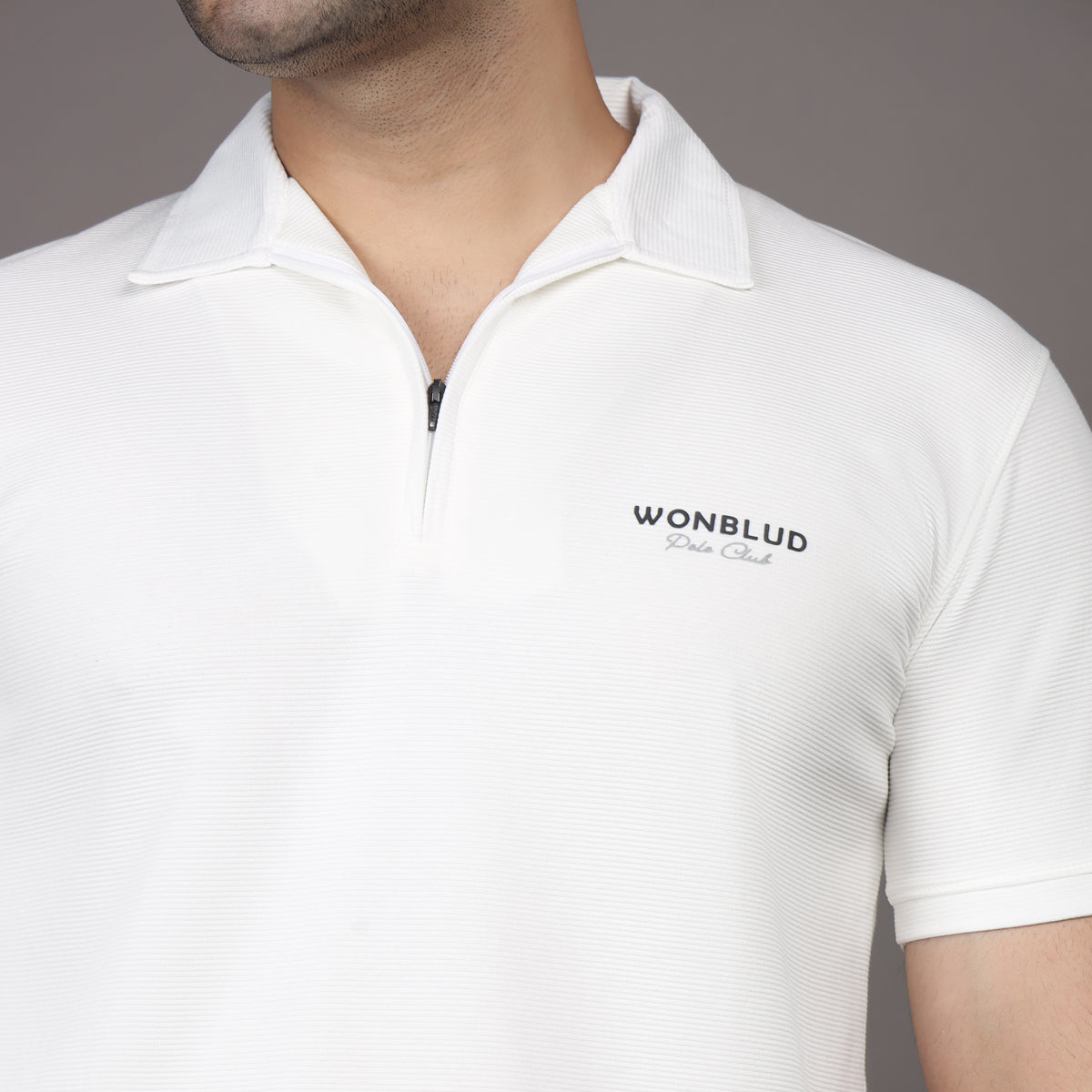 WHITE POLO CLUB T-SHIRT