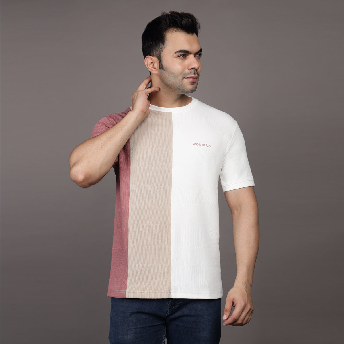 PINK BEIGE T-SHIRT