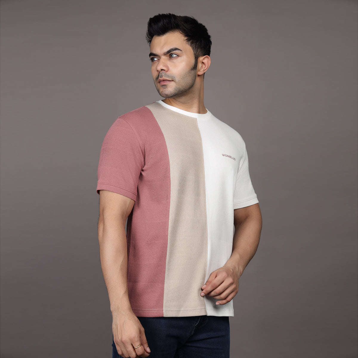 PINK BEIGE T-SHIRT