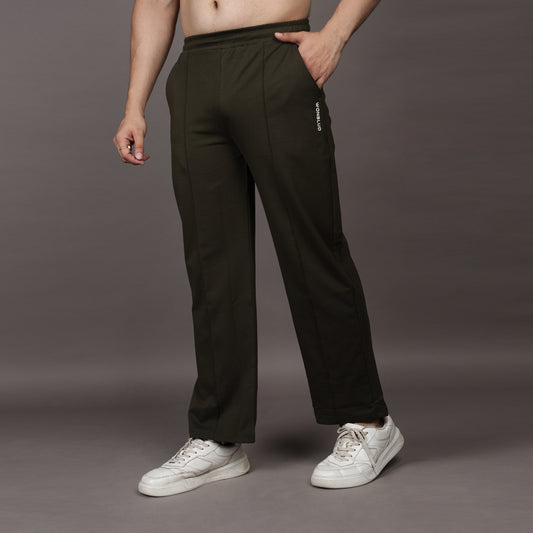 OLIVE LOUNGE FIT PANTS (UNISEX)