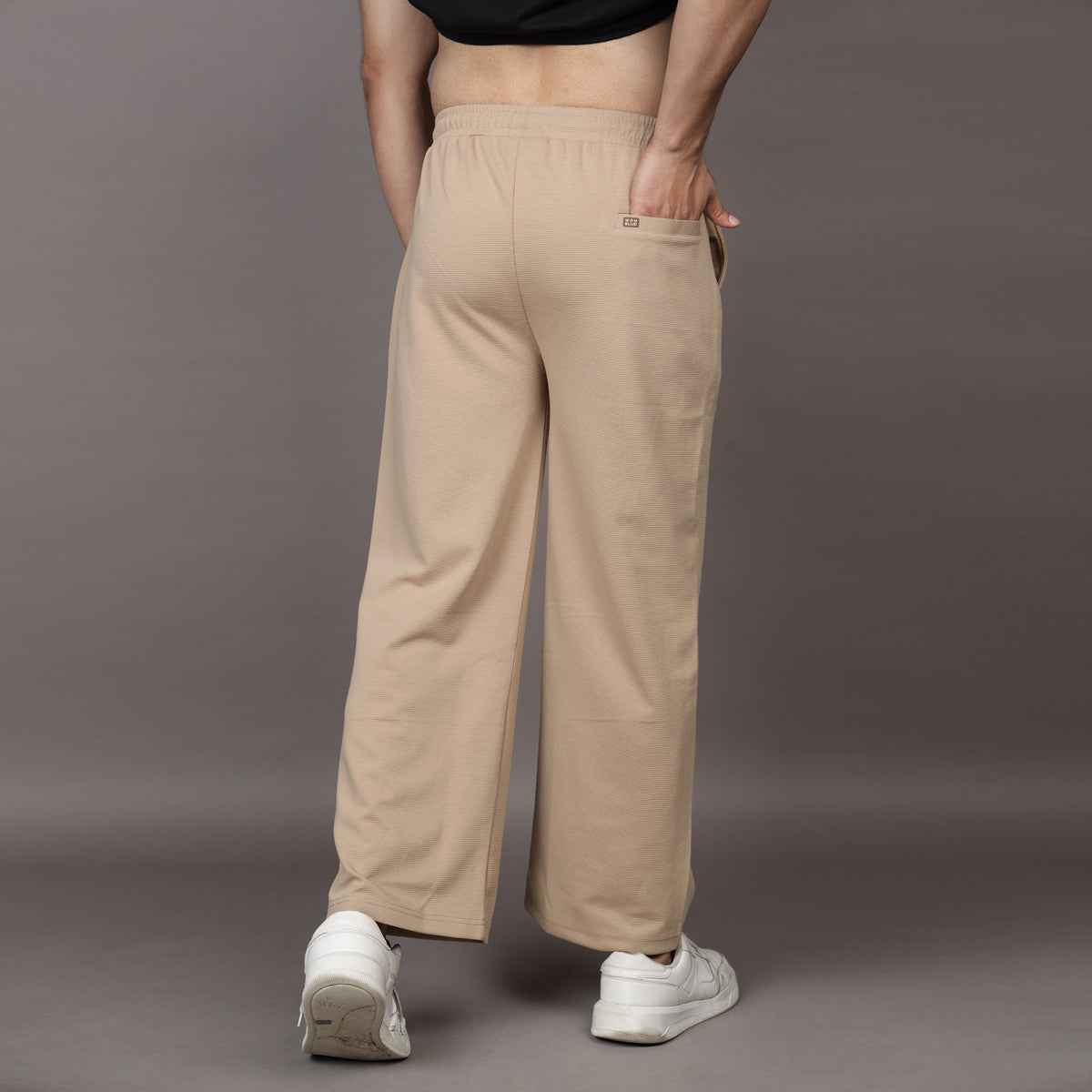 BEIGE LOOSE FIT PANTS (UNISEX)
