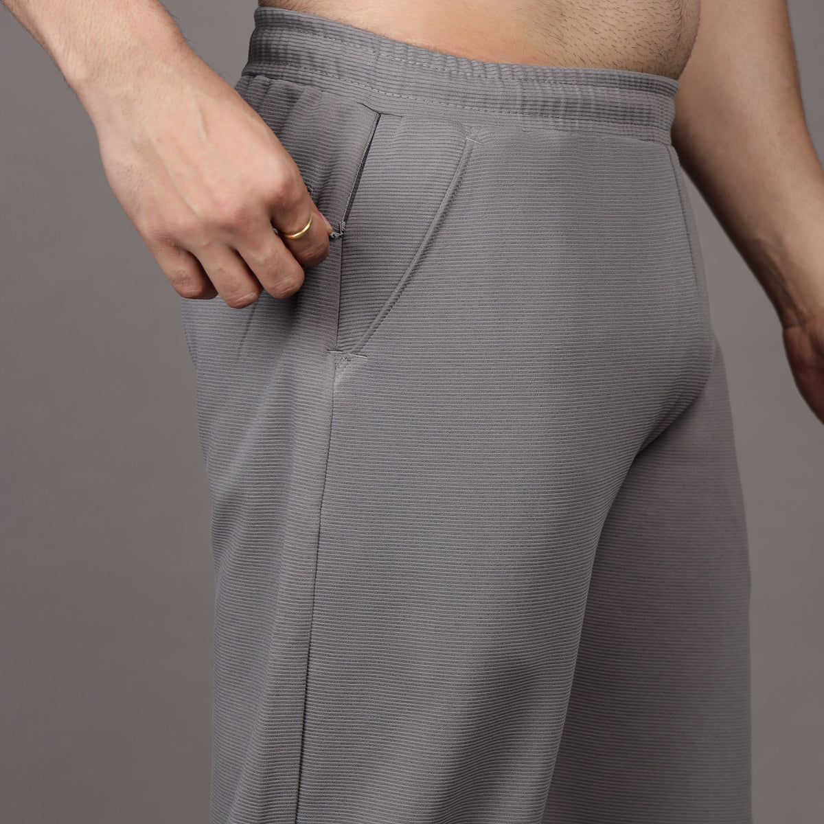 GREY LOOSE FIT PANTS (UNISEX)