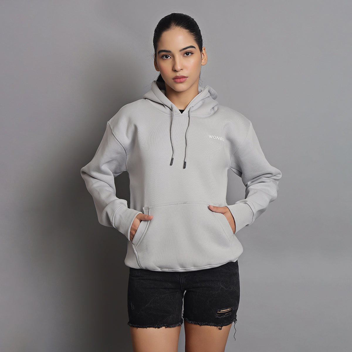 SILVER GREY CLASSIC HOODIE AND SWEATPANTS (SET)