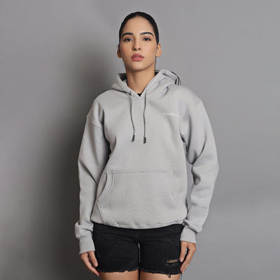 SILVER GREY CLASSIC OVERSIZED HOODIE