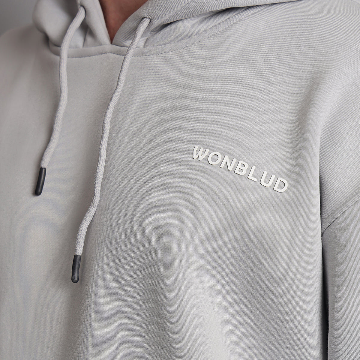 SILVER GREY CLASSIC UNISEX OVERSIZED HOODIE