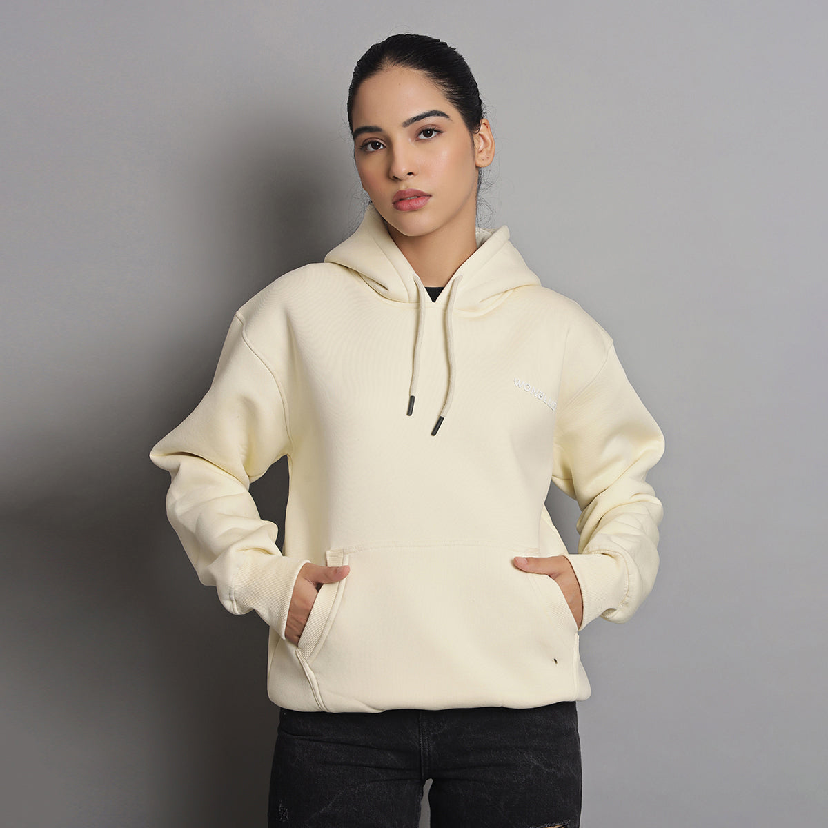 OFF-WHITE CLASSIC UNISEX OVERSIZED HOODIE