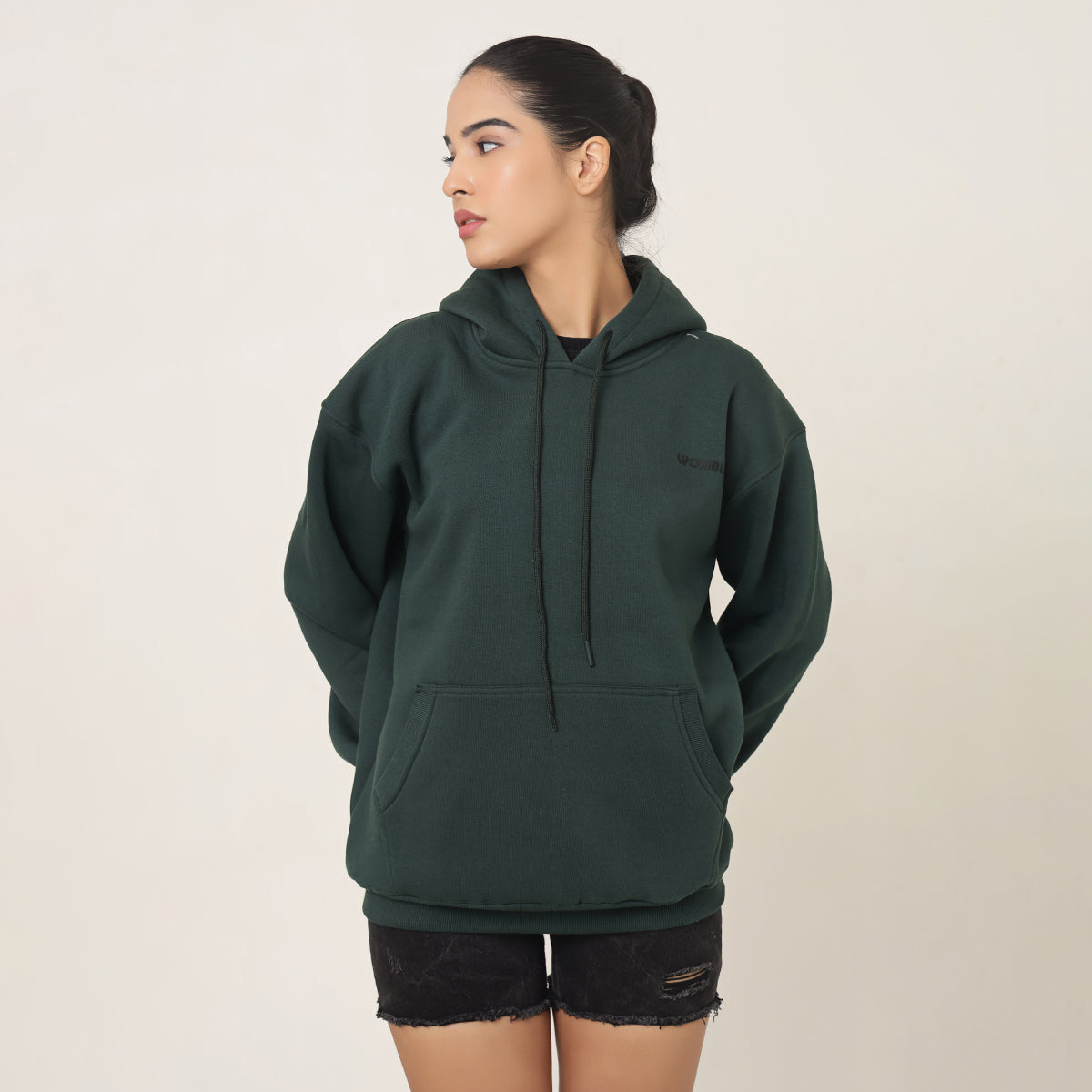 FOREST GREEN CLASSIC OVERSIZED HOODIE