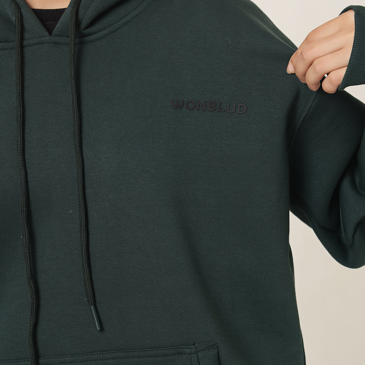 FOREST GREEN CLASSIC OVERSIZED HOODIE