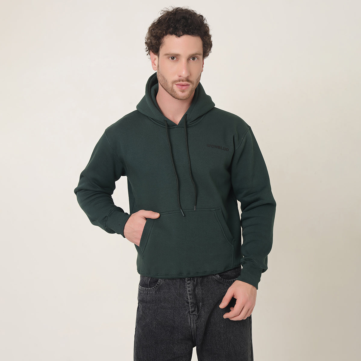 FOREST GREEN CLASSIC OVERSIZED HOODIE