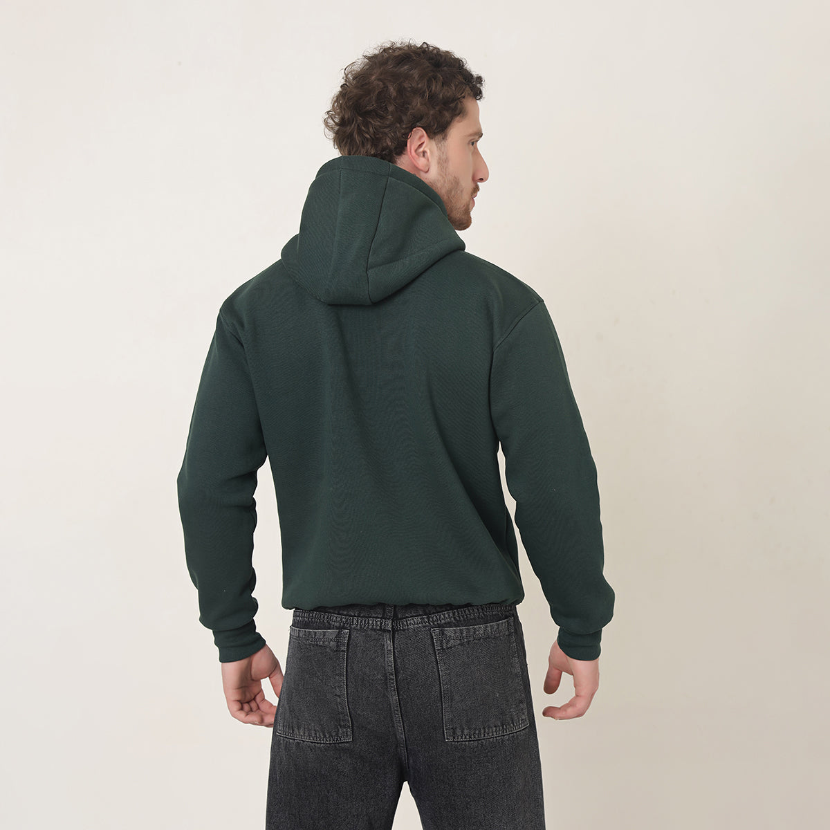 FOREST GREEN CLASSIC UNISEX OVERSIZED HOODIE