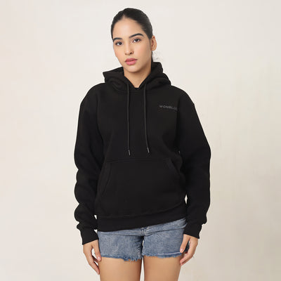 BLACK CLASSIC OVERSIZED HOODIE