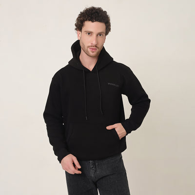 BLACK CLASSIC OVERSIZED HOODIE