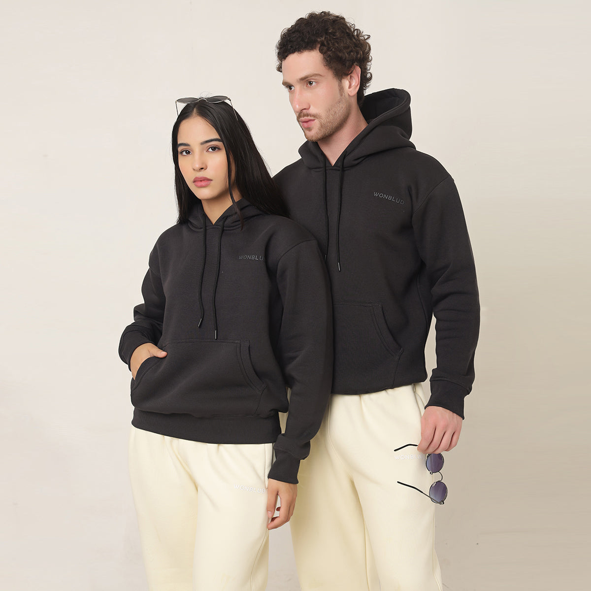 CHARCOAL GREY CLASSIC HODDIE AND SWEATPANTS (SET)