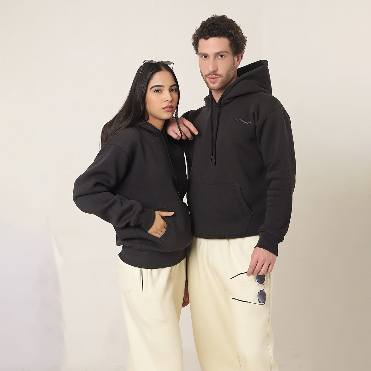 CHARCOAL GREY CLASSIC HODDIE AND SWEATPANTS (SET)