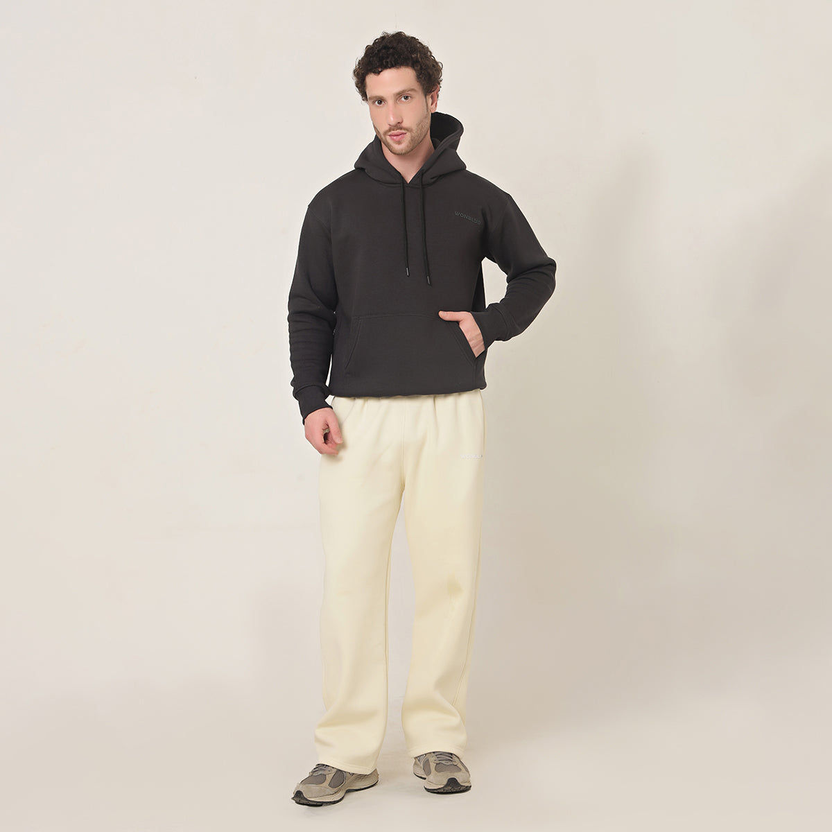 CHARCOAL GREY CLASSIC OVERSIZED HOODIE