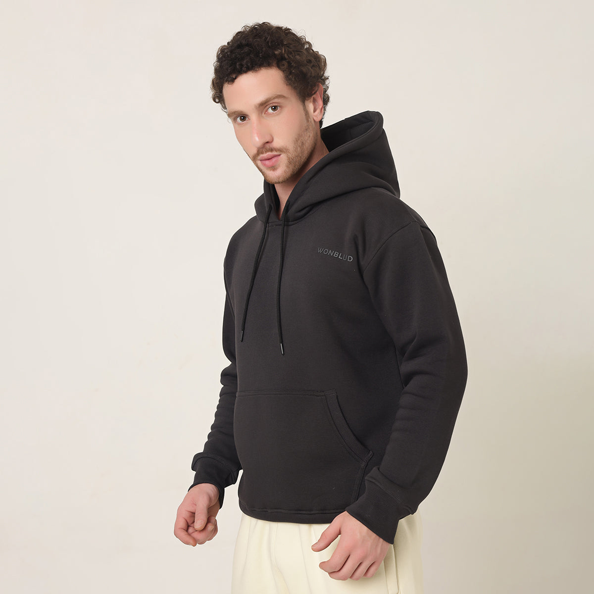 CHARCOAL GREY CLASSIC OVERSIZED HOODIE