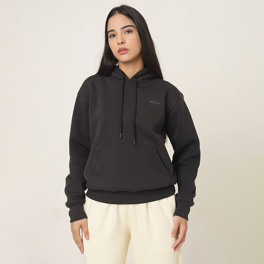 CHARCOAL GREY CLASSIC OVERSIZED HOODIE