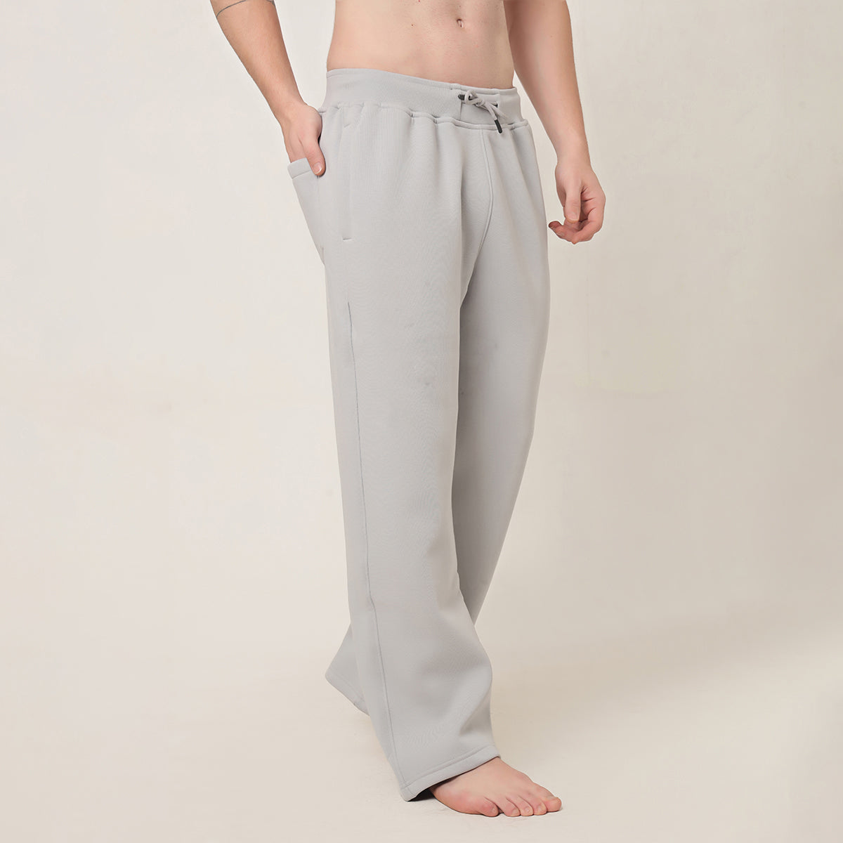 SILVER GREY CLASSIC SWEATPANTS