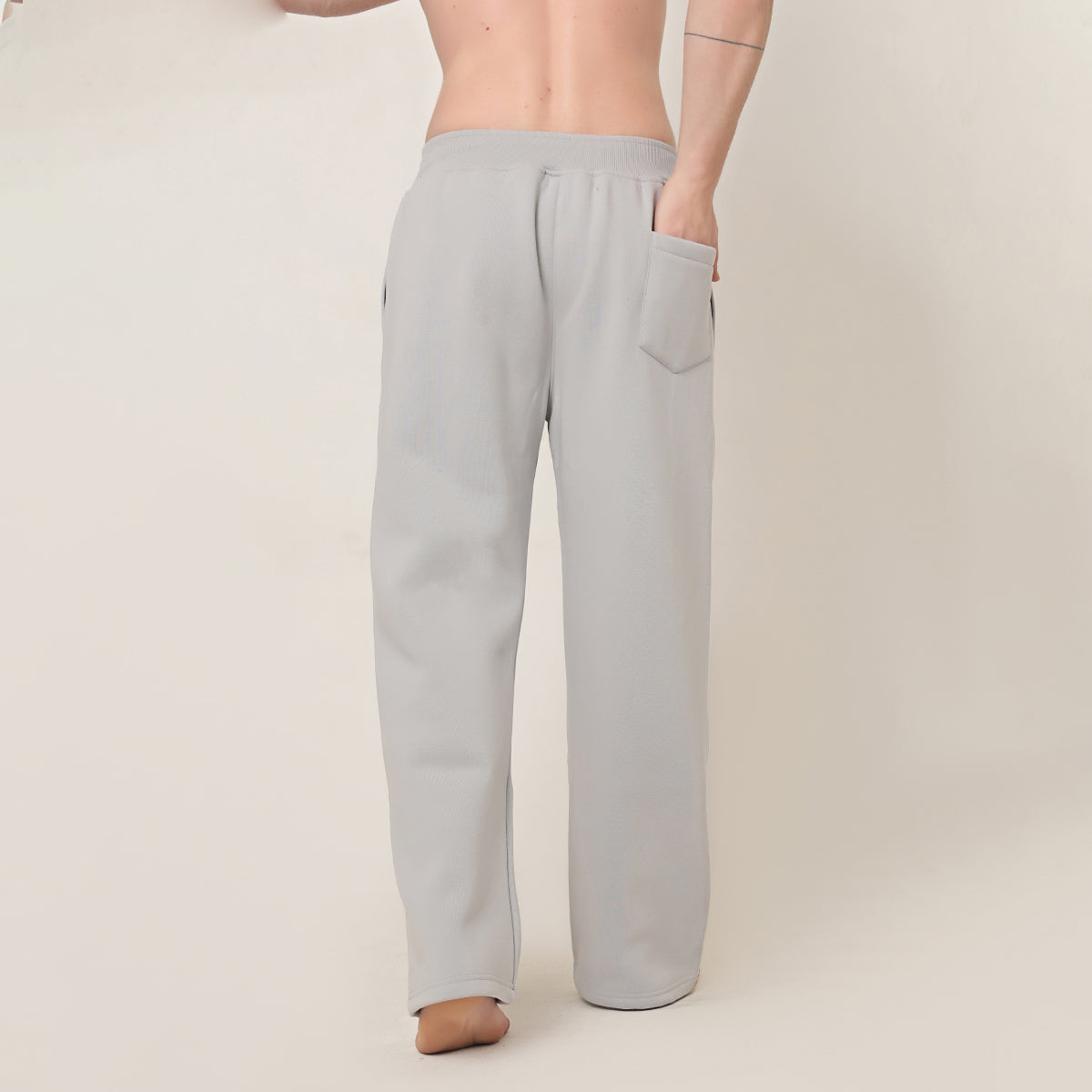 SILVER GREY CLASSIC SWEATPANTS