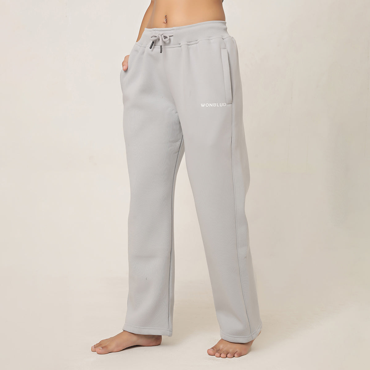 SILVER GREY CLASSIC SWEATPANTS