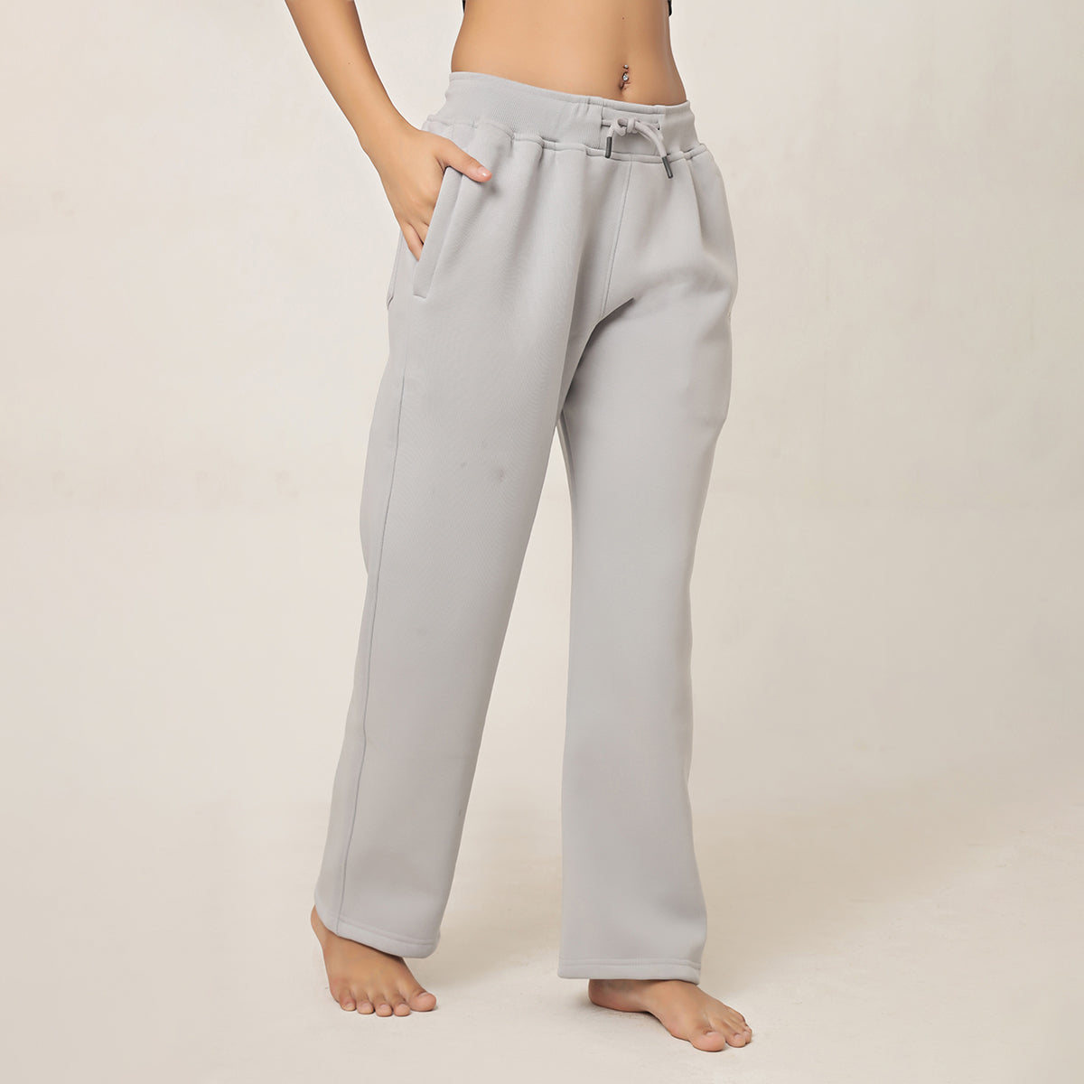 SILVER GREY CLASSIC SWEATPANTS